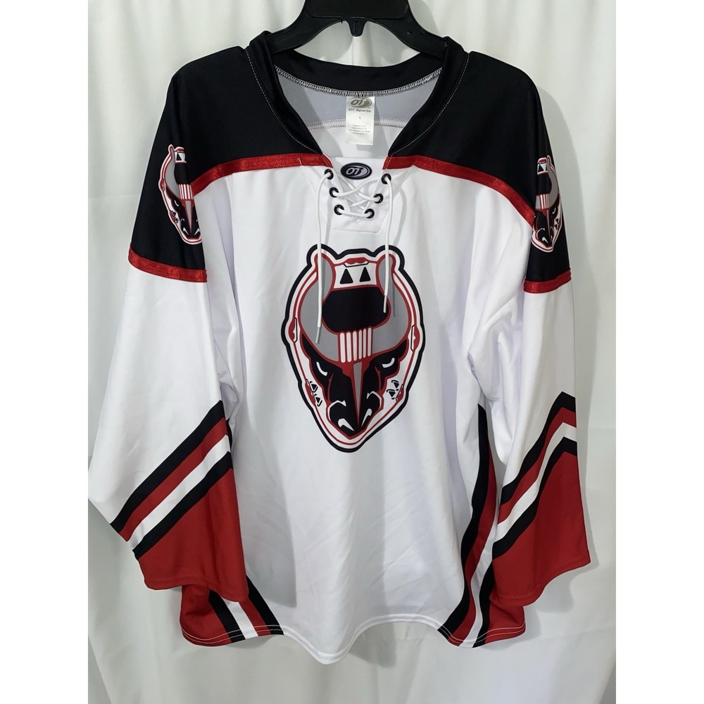 Birmingham Bulls OT Sports Hockey Jersey Mens Large Made USA